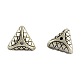 Triangle Tibetan Style Alloy Beads Spacers(TIBEB-2519-AS-LF)-1