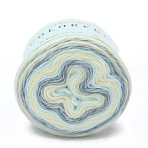 Gradient Color Cotton Knitting Yarn, for Garments Scarves Sweater Shawl Hats, Honeydew, 100g/skein, about 306.21 Yards(280m)/Skein(PW-WG36ACB-08)