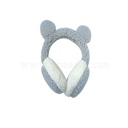 Wool Children's Adjustable Headband Earwarmer, Bear Ear Outdoor Winter Earmuffs, Gray, 110mm(COHT-PW0001-43B)