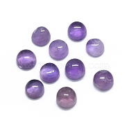 Natural Amethyst Cabochons, Half Round/Dome, 4x1.5~2.5mm(X-G-O175-23-19)