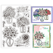 Custom PVC Plastic Clear Stamps, for DIY Scrapbooking, Photo Album Decorative, Cards Making, Vase, 160x110x3mm(DIY-WH0448-0572)