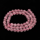 Natural  Rose Quartz Beads Strands(X-G-L104-6mm-01)-2