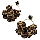 Alloy & Glass Square Dangle Stud Earrings(FS-WGB2EE4-01)-5
