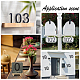Zinc Alloy House Number(FIND-WH0064-99-0)-6