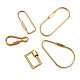 Pandahall Unisex Pure Handmade Brass Key Rings & Screw Carabiner Lock Charms(KEYC-TA0003-06)-3