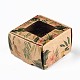 Прямоугольная складная креативная подарочная коробка из крафт-бумаги(CON-B002-04D-02)-5