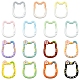 10Pcs Spray Painted Alloy Spring Gate Rings(FIND-YW0010-54)-2