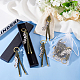 Polyester Cord First Communion Christening Keychain with Alloy Olive Branch for Baptism Favors Gift(KEYC-AB00032)-4