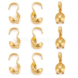 Iron Bead Tips, Golden, 9x3mm, Hole: 1.5mm, about 240pcs/20g(X-E038-G)