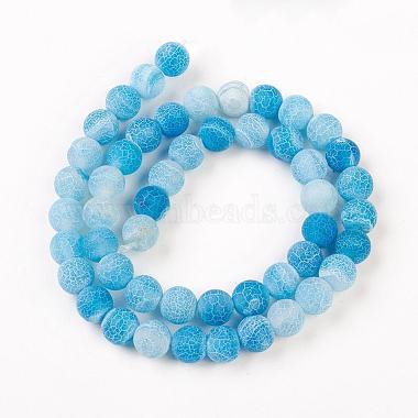 Natural Weathered Agate Beads Strands(G-G589-8mm-14)-5