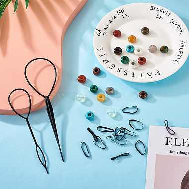 Fashewelry набор инструментов для плетения пластиковых волос с поворотом для укладки волос(DIY-FW0001-31)-6