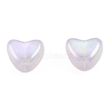 Rainbow Iridescent Plating Acrylic Beads(OACR-N010-072)-3