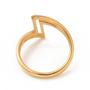 Ионное покрытие (ip) 304 кольцо из нержавеющей стали с полой буквой z(RJEW-C049-21A-G)-3