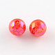 Transparent Crackle Acrylic Beads(CACR-R011-8mm-11)-1