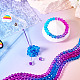 2 Strands Baking Paint Transparent Glass Beads(DGLA-TA0001-20D)-7