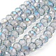 Chapelets de perles en verre galvanoplastique(EGLA-S001-1)-1