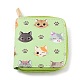 Cute Cat PU Leather Zipper Wallets(ANIM-PW0002-25B)-1