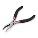 Carbon Steel Bent Nose Jewelry Plier for Jewelry Making Supplies(P021Y)-4