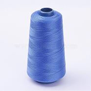 Polyester Thread, Cornflower Blue, 0.28mm, about 1749.78 yards(1600m)/roll(OCOR-WH0001-15)