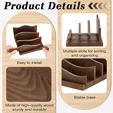 1Pc 3-Slot Wood File Organizer Stands(ODIS-CL0001-01)-3