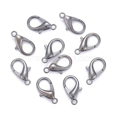 Zinc Alloy Lobster Claw Clasps(E107-B-NF)-2