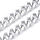 Aluminum Diamond Cut Faceted Curb Chains(CHA-N003-20S)-1