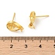 925 Sterling Silver Stud Earring Findings(STER-P056-01G)-3
