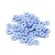 Flat Round Eco-Friendly Handmade Polymer Clay Beads(CLAY-R067-8.0mm-32)-4