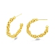 Brass Twist Rope Stud Earrings(EJEW-G322-08MG)-3