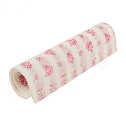 Paper Paper Greaseproof Printed Wrap Tissue, Rectangle, for Kitchen Baking Supplies, Rose Pattern, 250x213mm, 50pcs/set(BAKE-PW0005-28D)