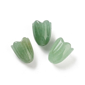 Natural Green Aventurine Beads, Flower, 15x12mm, Hole: 1.6mm