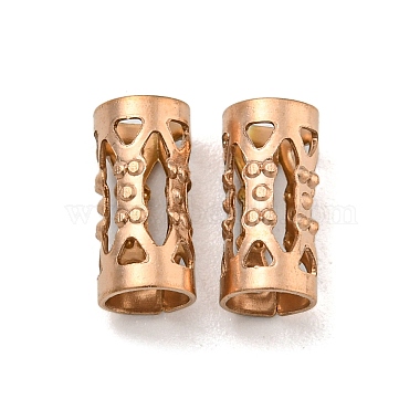 Rose Gold Column 304 Stainless Steel Beads