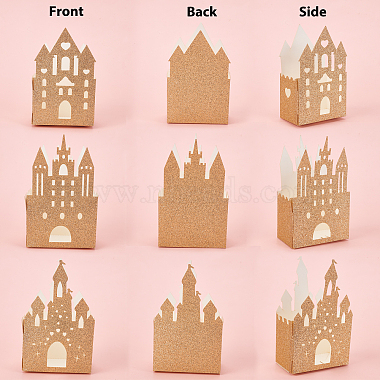 Castle Shape Paper Glitter Candy Boxes(CON-WH0083-12)-3