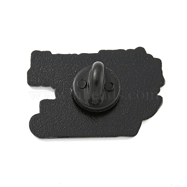 In a World Where You Can  Be Anything Be King Black Alloy Brooches(JEWB-I030-13A)-2