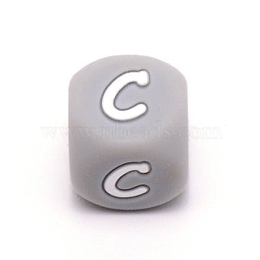 (Clearance Sale)Silicone Alphabet Beads for Bracelet or Necklace Making(SIL-TAC001-01A-C)-1