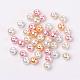 Barely Pink Mix Pearlized Glass Pearl Beads(HY-X006-8mm-01)-2