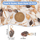 60Pcs 6 Styles Natural Mixed Shell Pendants(PALLOY-AB00109)-2