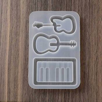 DIY Silicone Molds, Quicksand Molds, Shaker Molds, Resin Casting Molds, Musical Instruments, 105x69x11mm, Inner Diameter: 29~38.5x58.5~60mm