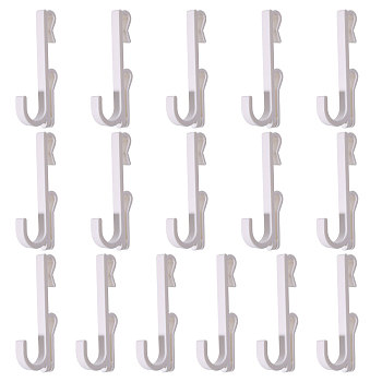 Plastic Mesh Sheet Hook, White, 71x7x29.5mm
