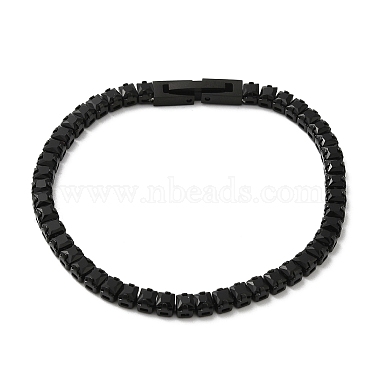 Black Square Cubic Zirconia Bracelets