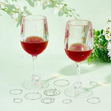 Unicraftale 300Pcs 3 Styles 316 Surgical Stainless Steel Wine Glass Charms Rings(STAS-UN0053-43)-2