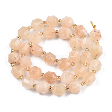 hebras de perlas de dolomita natural(G-T131-85B-10)-2