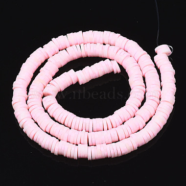 Handmade Polymer Clay Beads Strands(CLAY-R089-6mm-171)-2