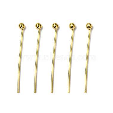 2cm Golden Brass Ball Head Pins