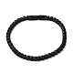 Black Cubic Zirconia Tennis Bracelet(BJEW-M301-01EB)-1