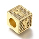 Brass Cubic Zirconia Beads(KK-Q818-01Y-G)-2