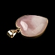 Natural Rose Quartz Pendants(G-K335-04G-16)-5