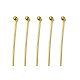 Brass Ball Head Pins(X-KK-R020-04G)-1