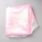 Laser Polyester Fabric, for Stage Show Decoration, Pink, 1500mm, 6m/pc(DIY-WH0588-96E)