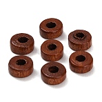 Maple Wood Beads, Flat Round, Camel, 8x4mm, Hole: 3mm(WD-CBA7A54-05C)
